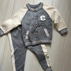 　ニットカーディガン　ニットセットアップ　12-18Mの画像