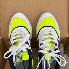 New Balance CM997HDQ 24.5cm ネオンイエローの画像