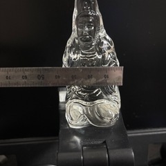 【開運】クリスタルガラス 観音像 置物 約10cmの画像