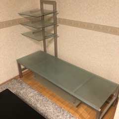 ダイニングテーブルセット　テレビ台の画像