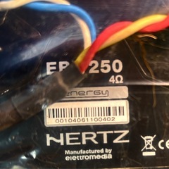 ★【Hertzのサブウーファー250EBX】★MADE IN ITALY★の画像