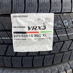 【新品】BRIDGESTONE 205/60R16 25年製　冬タイヤ　4本セットの画像