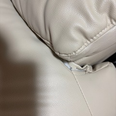 ニトリ 2人がけソファー ほつれありの画像