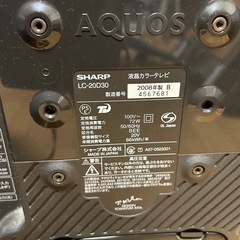 テレビモニターの画像