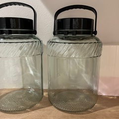 ガラス梅酒用ビン 果実酒瓶の画像