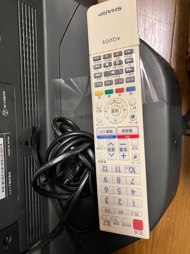 テレビ Blu-ray内蔵   32インチ HDD シャープ　