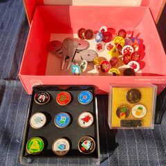 ゴルフボール、ティーなど　使用・未使用混在の画像