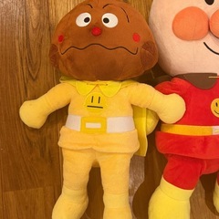 アンパンマン　しょくぱんまん　カレーぱんまん　ぬいぐるみセットの画像