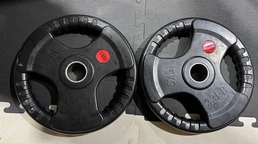 バーベルプレート15キロ✖︎2枚