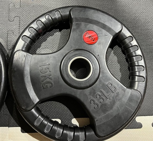 バーベルプレート15キロ✖︎2枚