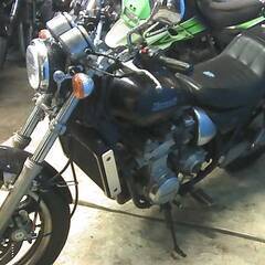 KAWASAKI エリミネーター400-1 黒 エンジン始動確認 車検取得で乗れます 半額配送キャンペーン 現状渡し諸経費￥0- P-Yardの画像