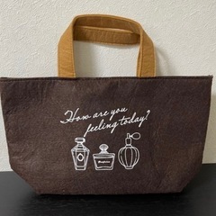 ラーナ★フェルトトートバッグ　ブラウンの画像