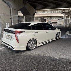 (車両交換)緩募 50プリウス 前期 Aプレミアム 最上級グレード モデリスタ イミッツ 車高調 本革の画像