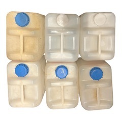 空ポリタンク10ℓ6個セット（元食器用洗剤）洗車・水タンク・保管用に！の画像