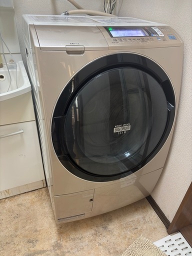 【引取確定】日立　ドラム式洗濯機　ヒートポンプ式　ビックドラム