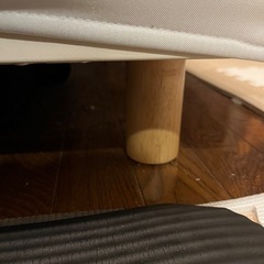 手渡し 無印 脚付マットレス セミダブルの画像