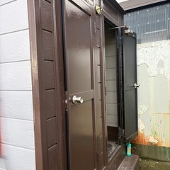 仮設トイレ　鉄骨の画像