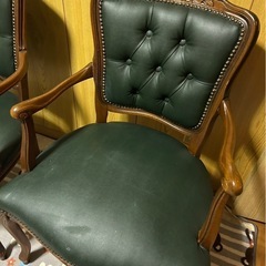 ロココ調　アンティーク 猫脚 チェア　ベンチソファセットの画像