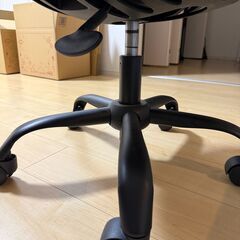 【🚨超々緊急・引取限定】今週中引渡し！ニトリ オフィスチェア (OC103N 肘なし BK) 3,500円の画像