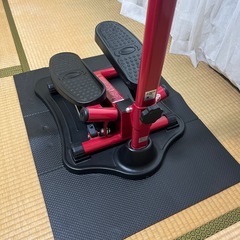 【美品】ナイスデイ健康ステッパー　専用ハンドル・マット付きの画像