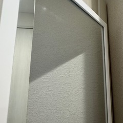 【受渡し予定者様決定】ニトリ ドア掛けミラー120cmの画像