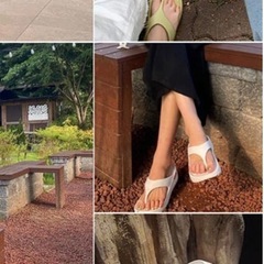 レディース　リカバリーサンダル　厚底　24.5cm ほぼ未使用の画像