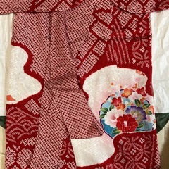 3歳七五三用着物　総絞りの画像