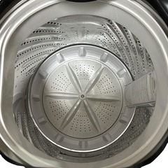 2024年製　アイリスオーヤマ全自動洗濯機　5.0㎏　ブラックでシックな洗濯機の画像