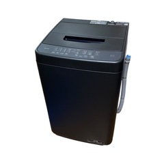 2024年製　アイリスオーヤマ全自動洗濯機　5.0㎏　ブラックでシックな洗濯機の画像