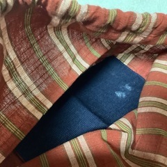 会津もめん　巾着袋　KANEROKU 縞模様　手提げ袋　綿　お弁当袋　和装の画像