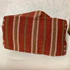 会津もめん　巾着袋　KANEROKU 縞模様　手提げ袋　綿　お弁当袋　和装の画像