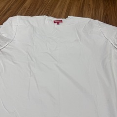 新品スモールシュプリーム白ロンティー２Lの画像