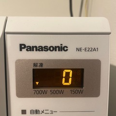 Panasonic 電子レンジNE-E22A1の画像