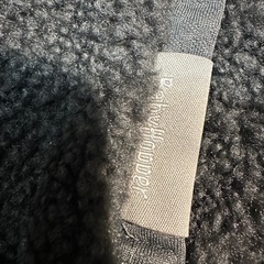 BabyHopper シープボア防寒ケープ　抱っこ紐カバー/グレーの画像