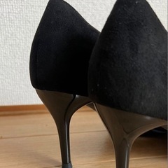 黒ドット　ハイヒールパンプス　24㎝　の画像