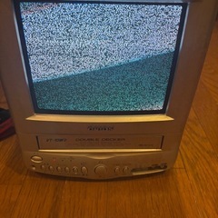 取引中ブラウン管テレビ　テレビデオの画像