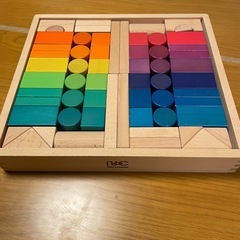 積み木　IRODORIつみき(カラフルブロックス)ニチガンの画像