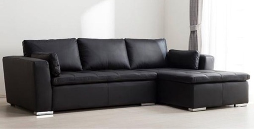 ニトリ本革左カウチソファ