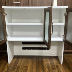 【無料】食器棚(上のみ) 約90×32×高さ90cmの画像