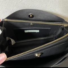 ブランド　プチオンフルール★ショルダーバック　黒の画像