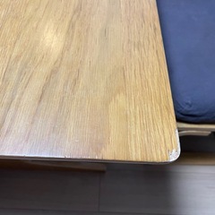 無印良品ソファーダイニングテーブルチェアセットの画像