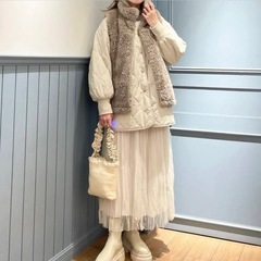 LOWRYS FARM キルティングブルゾン　リバーシブルコート　の画像