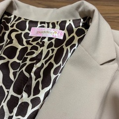 pudding 　ジャケット　ベージュ　Mの画像