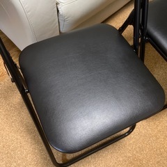 横浜近辺手渡し美品まとめて4脚 折りたたみパイプチェア 折りたたみ木製椅子の画像