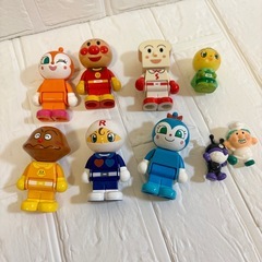 BANDAI  たのしいアンパンマンタウンバケツ 知育ブロック 【ジャンク】の画像