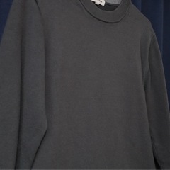 グローバルワーク　ニット　濃いグレー　メンズの画像