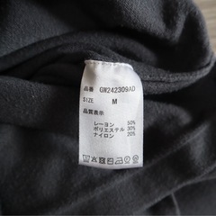 グローバルワーク　ニット　濃いグレー　メンズの画像