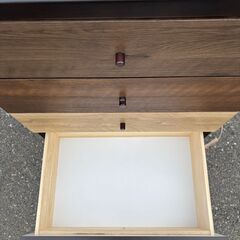 ニトリ NITORI チェストラック Nランダム60 ダークブランの画像