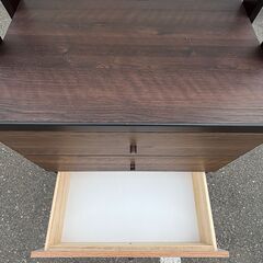 ニトリ NITORI チェストラック Nランダム60 ダークブランの画像