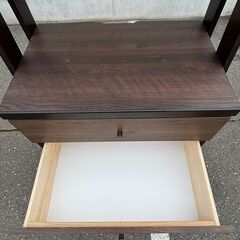 ニトリ NITORI チェストラック Nランダム60 ダークブランの画像